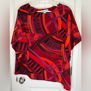 A Personal Touch Women’s Vintage Abstract Dolman Sleeve Blouse 3X
